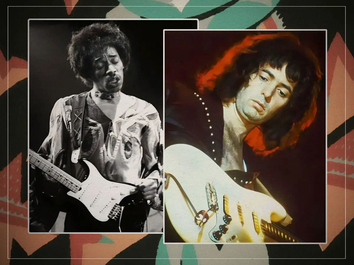 Jimi Hendrix Riffs Ritchie Blackmore: Coloque fogo no mundo