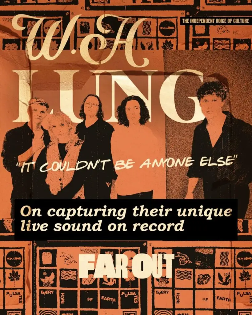 Isso não poderia ser mais ninguém: W.H. pulmões como gravar um único som ao vivo na gravação