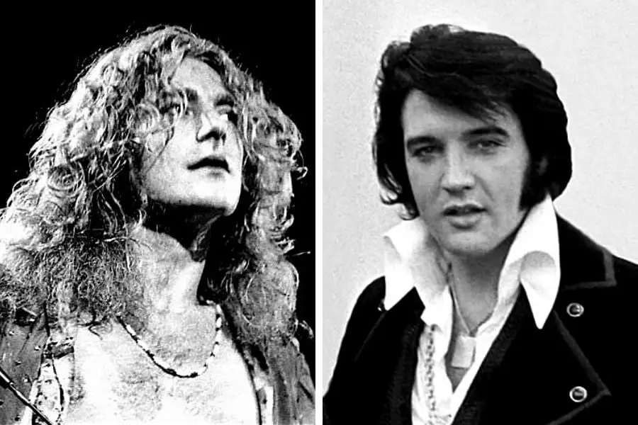 O Led Zeppelin Robert Plant se lembra de uma noite selvagem com Elvis Presley