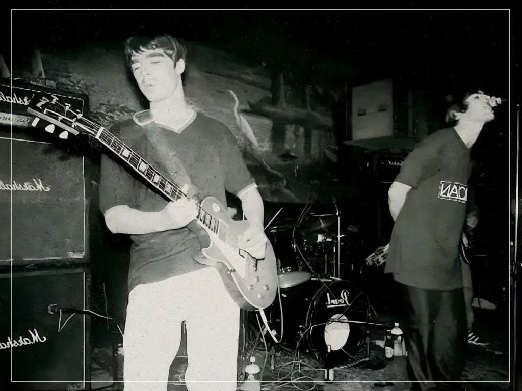 Du Paseo Marítim de Manchester em Britpop Infamy: The Timeline in the History of Anarchist Oasis