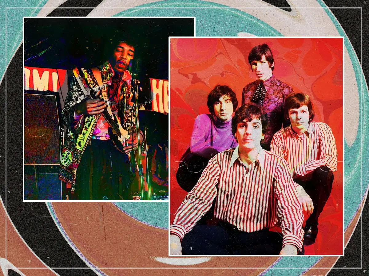 La gira muy salvaje de Jimi Hendrix y Pink Floyd