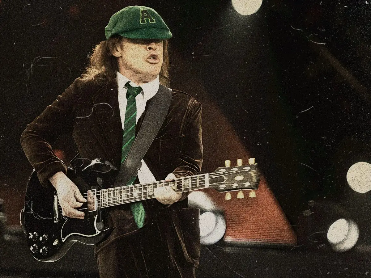 A Grande: a música favorita -AC / DC de Angus Young