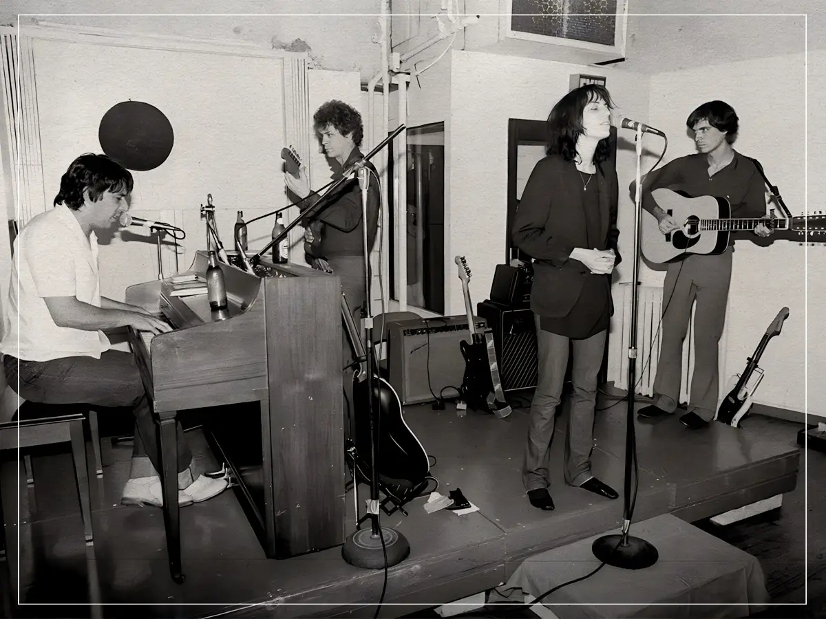 A noite Patti Smith, John Cale, Lou Reed e David Byrne se reuniram