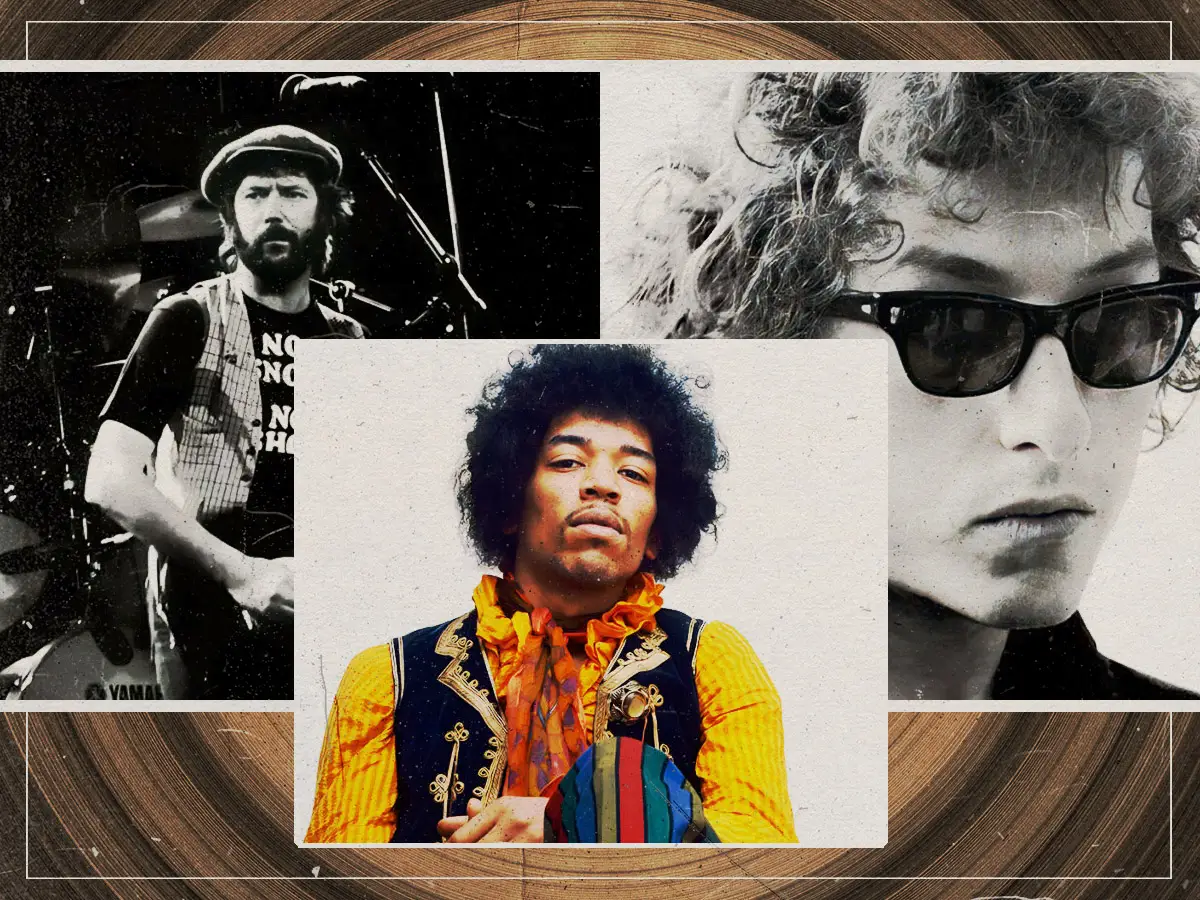 O músico Bob Dylan, Eric Clapton e Jimi Hendrix descreveram o melhor guitarrista de uma geração