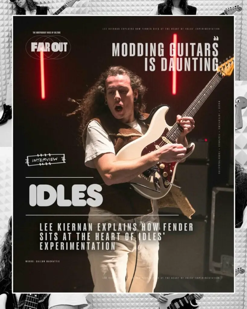 Modding Guitars es desalentador: Lee Kiernan explica cómo se sienta el Fender en el corazón de la experimentación de Idles