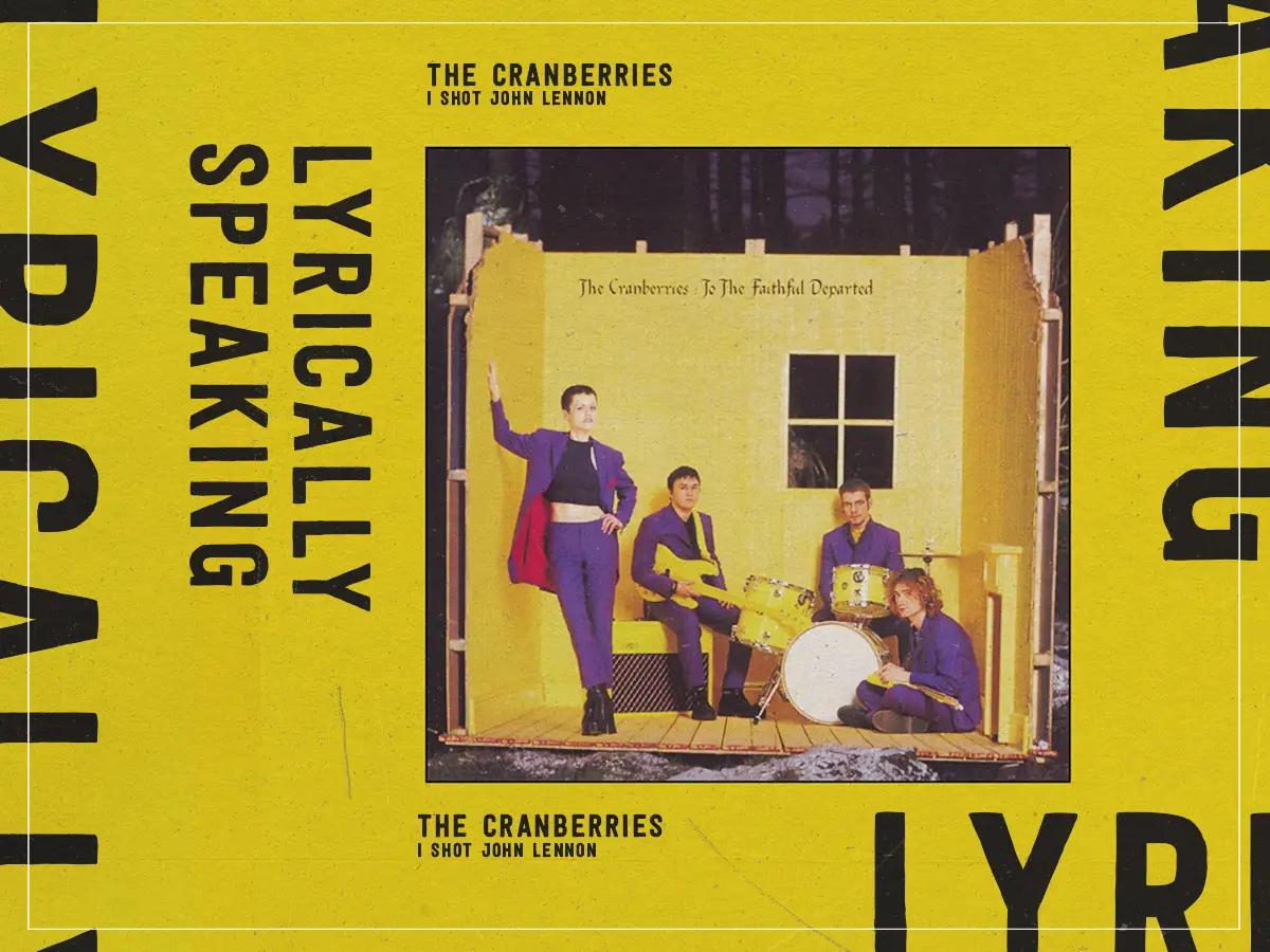 Visto pelo texto: eu atirei em John Lennon de cranberries, não era uma memória insensível