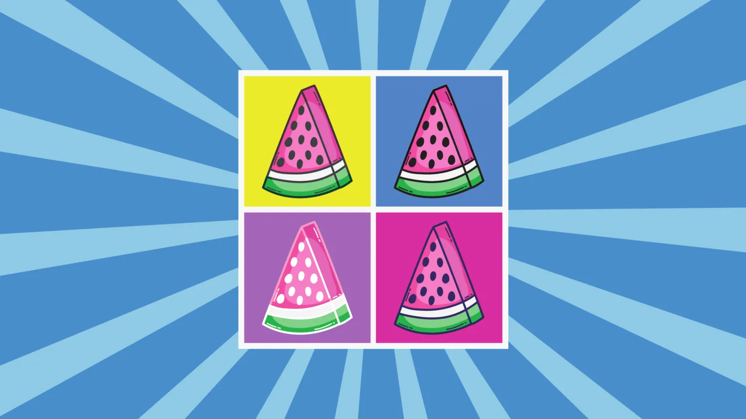 an illustration of pop art watermelons' decoding='async' fetchpriority='high