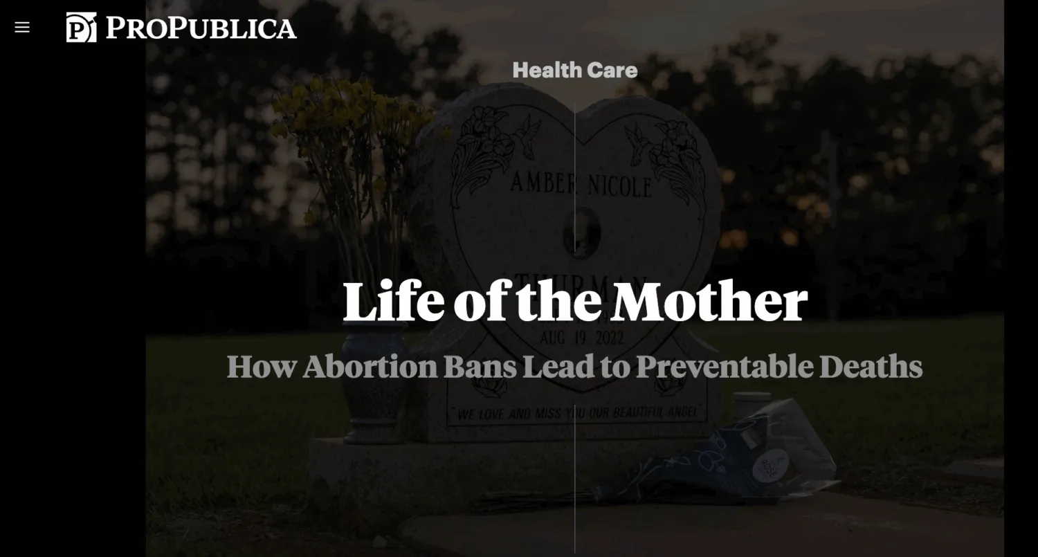 ‘Deixe a história contar sozinha’: lições do trabalho premiado da ProPublica