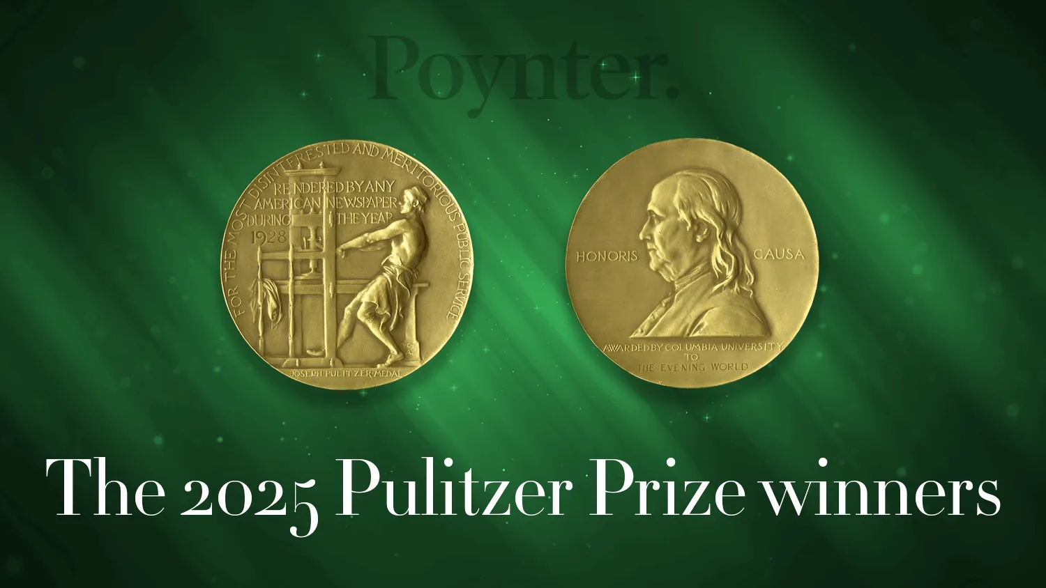 Aquí están los ganadores de los premios 2025 Pulitzer