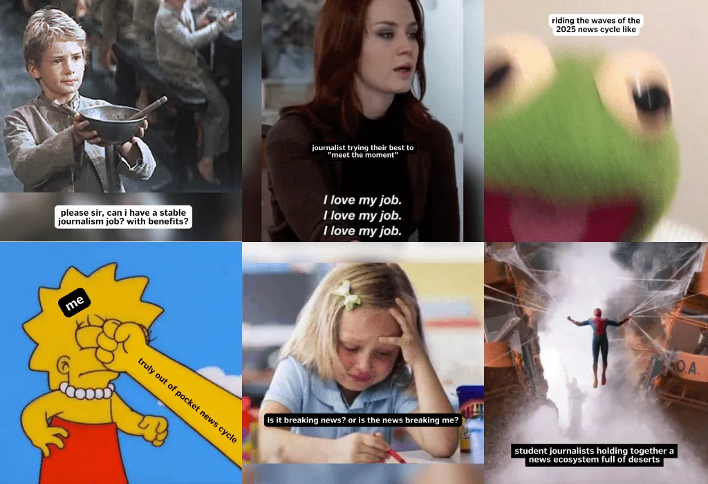 Aqui estão seus memes de jornalismo Poynter favoritos de 2025