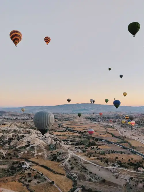 Witness the spectacular hot air balloons of Cappadocia, Turkey