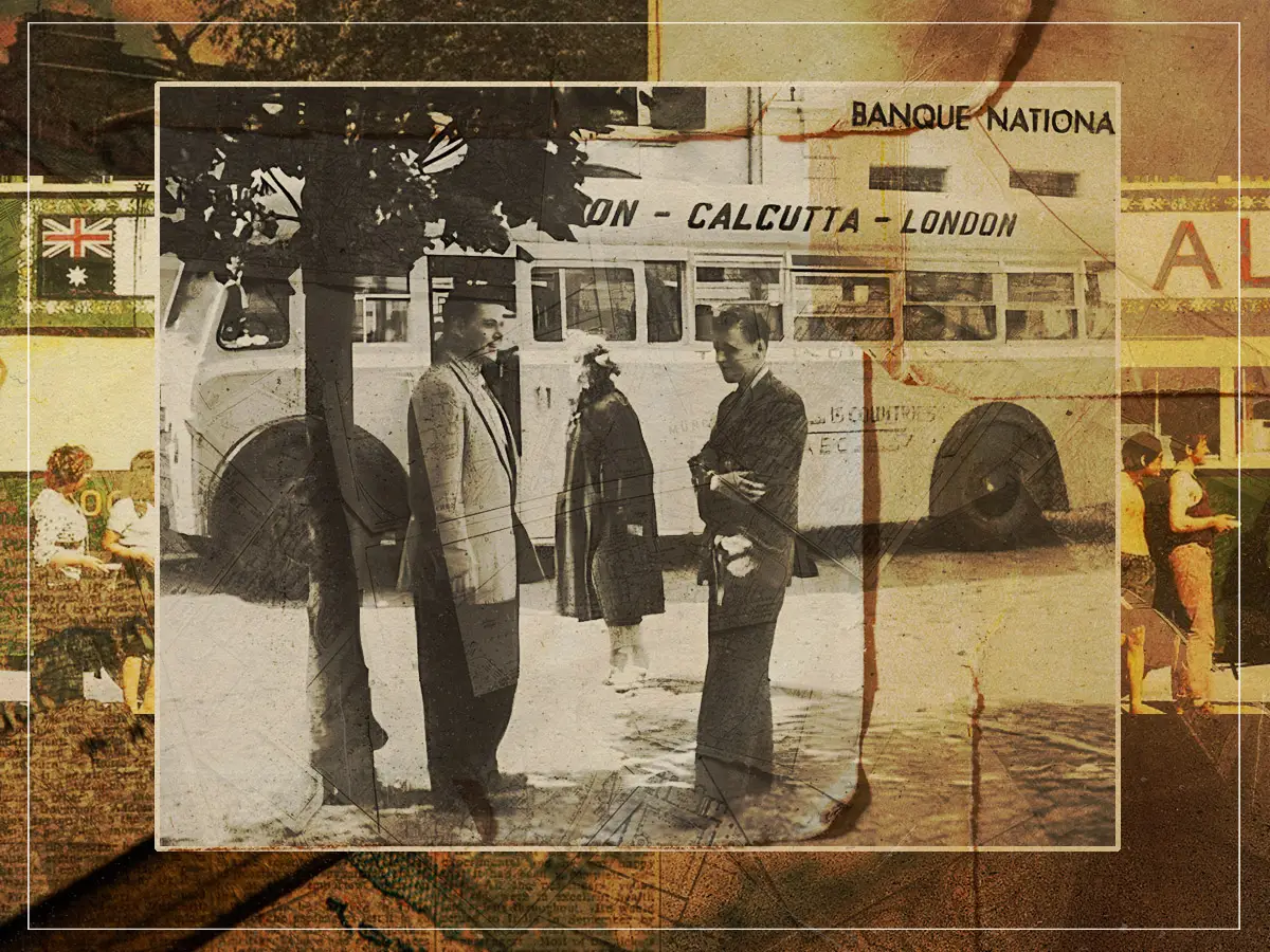 El viaje de autobuses más largo del mundo: el servicio regular entre Londres y Calcuta, India