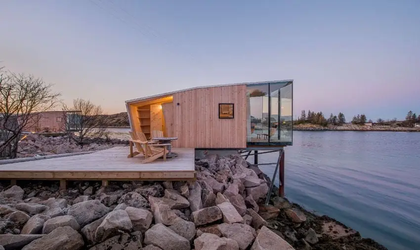 O resort da ilha de Mashhausen mergulha no norte da Noruega