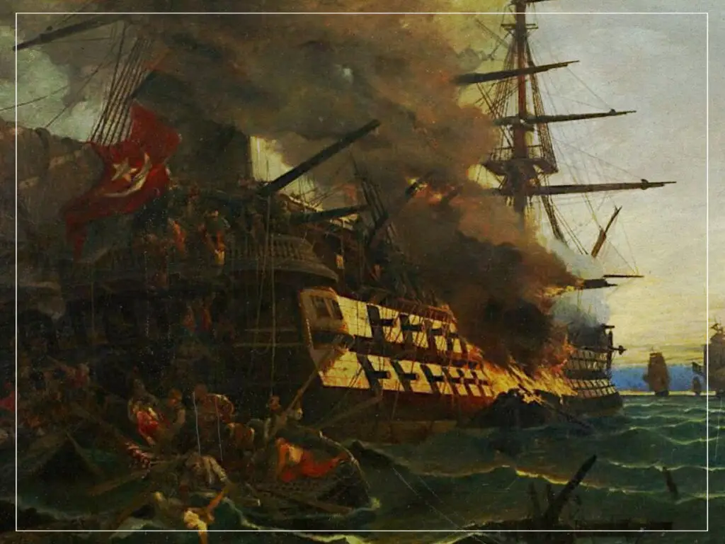 Flame Ships on Twilight: Armáta Fire Celebration in Spetses, Grécia