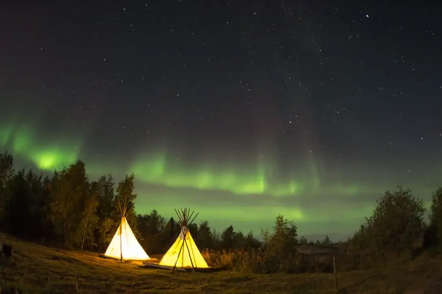 Aurora in Yellowknife Canada