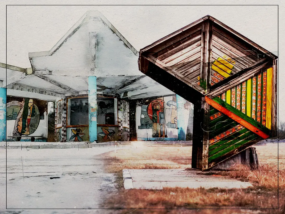 La belleza y el desafío creativo de las paradas de autobús soviéticas