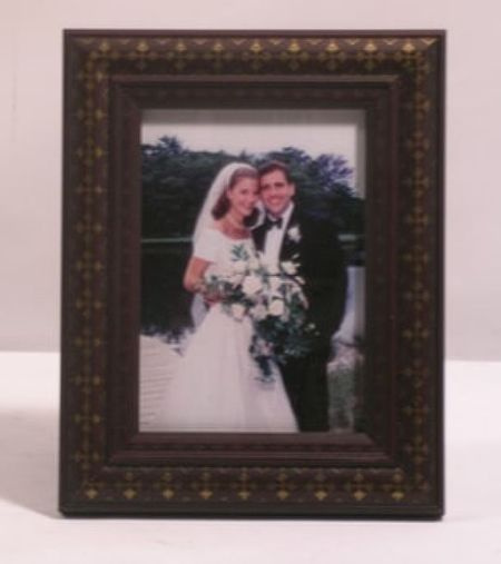 Foto do casamento dos pais de Johnny Carell